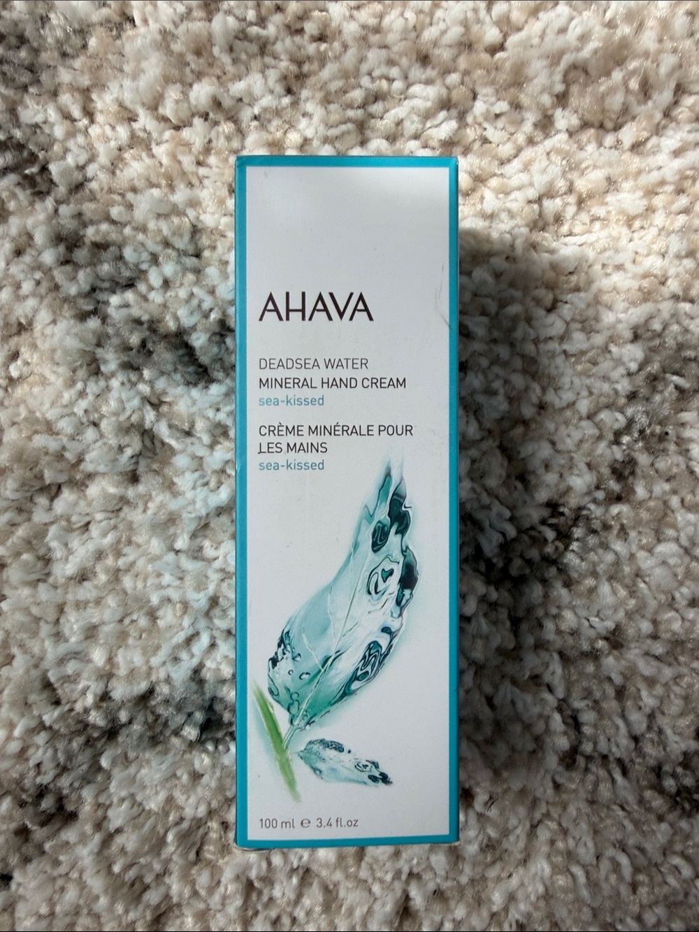 AHAVA Sea-Kissed Mineral Hand Cream - White & Teal
